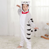 Kigurumi Dinosaur Children's Pajamas for Boys Girls Unicorn Pajamas Kids Stich Pijamas Set Animal Sleepwear Winter Onesies