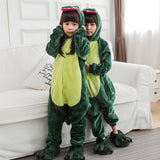 Kigurumi Dinosaur Children's Pajamas for Boys Girls Unicorn Pajamas Kids Stich Pijamas Set Animal Sleepwear Winter Onesies