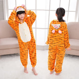 Kigurumi Dinosaur Children's Pajamas for Boys Girls Unicorn Pajamas Kids Stich Pijamas Set Animal Sleepwear Winter Onesies