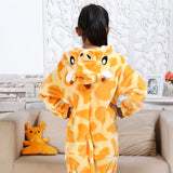 Kigurumi Dinosaur Children's Pajamas for Boys Girls Unicorn Pajamas Kids Stich Pijamas Set Animal Sleepwear Winter Onesies