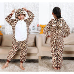 Kigurumi Dinosaur Children's Pajamas for Boys Girls Unicorn Pajamas Kids Stich Pijamas Set Animal Sleepwear Winter Onesies