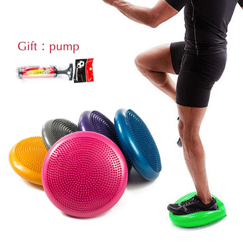 Waterproof Soft Balance Pad Yoga Mat Block Pad Thick Balance Cushion Balance disk Fitness Training Yoga Pilates Balance Board